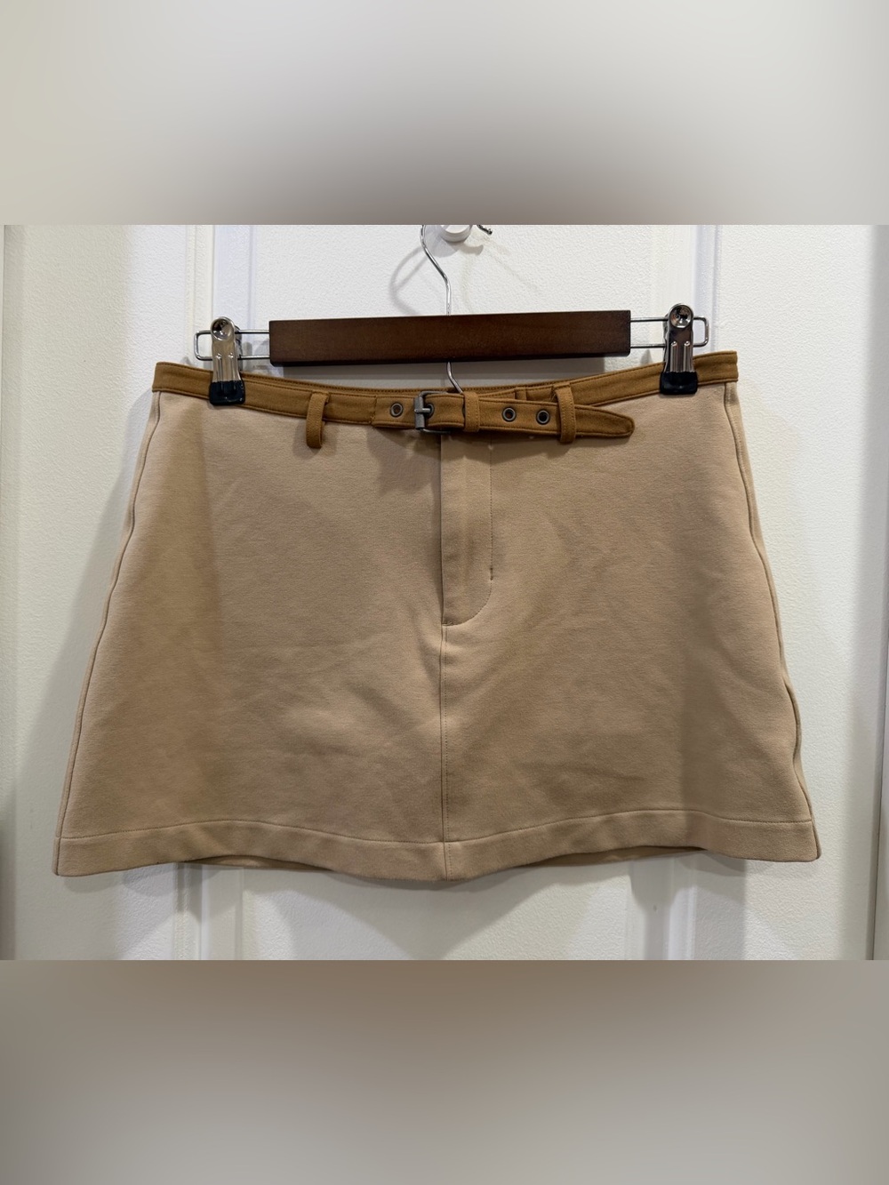 American Eagle Outfitters Stretch Tan Mini Skirt Skort Size XS